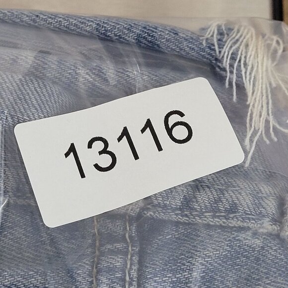 Vince Denim Distressed Cutoff Shorts 15.5 Waist Womens Casual Summer  JCT - Picture 8 of 8